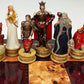 Hpl King Arthur/Sir Lancelot Medieval Times Camelot Chess Men Set- No Board