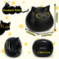 Nigoways Piggy Bank For Kids,Unbreakable Coin Bank For Boys,Money Banks With Box Gifts For Birthday,Christmas,Baby Shower (Small Black-Cat)