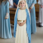 Jegermig Halloween Children’S Halloween Virgin Mary Costume Jesus Saint Cosplay Dress Robe Christmas Masquerade Outfit