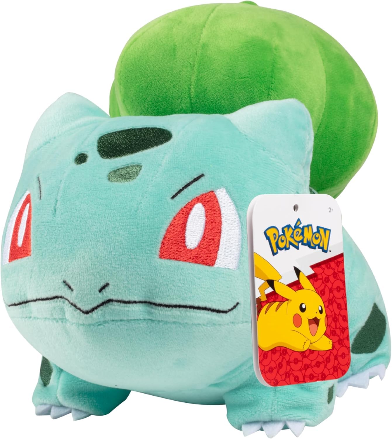 Pokemon 8-Inch Bulbasaur Starter Plush - Officially Licensed - Authentic Soft Stuffed Pokeball Toy - Gift for Kids  Boys  Girls - 2+