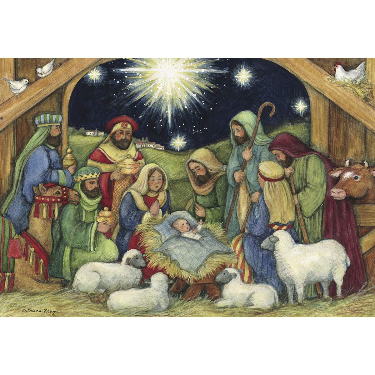 Lang Nativity 1000 Piece Jigsaw Puzzle