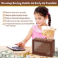 10000 Savings Challenge Box, Kakeibo Money Box For Cash Saving, Wooden Piggy Bank For Adults, Money Saving Box 10,000 Dollar, No