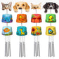 HOSKO 3-Pack DIY Wind Chime Kits for Kids - Arts & Crafts, Wood, White, Ages 3-12, Birthday & Holiday Fun