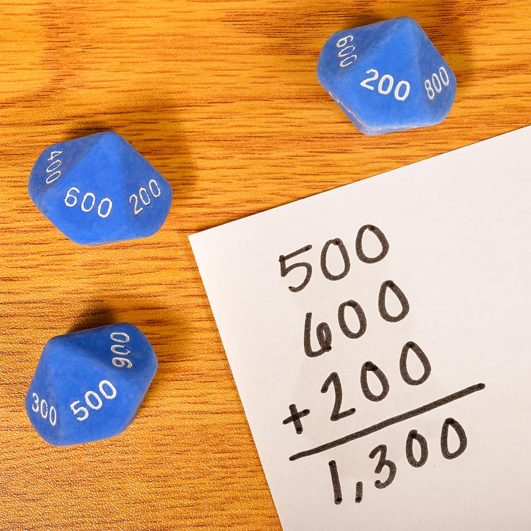 Learning Advantage 7429 Place Value Dice (Pack of 12)