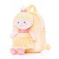 Onetoo First Baby Doll Plush Rag Doll Soft Baby Doll For Girls Sleeping Cuddle Buddy Doll Wear Yellow Dress 9.5''