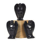 Carved Synthetic Blue Goldstone Gemstone Peace Angel Pocket Guardian Angel Healing Statue 2 Inch