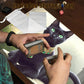 AI Painting TCG Playmat - MTG Trading Card Game Mat  24x14 Inches enhanced MTG Playmat - The Perfect Companion for Intense Card Battles - Fantasy Dark Vampire Lotus-090