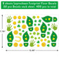 400Pcs Leprechaun Footprint Stickers St. Patricks Day Stickers Leprechaun Floor Decals Shamrock Gold Coin Decoration Stickers f
