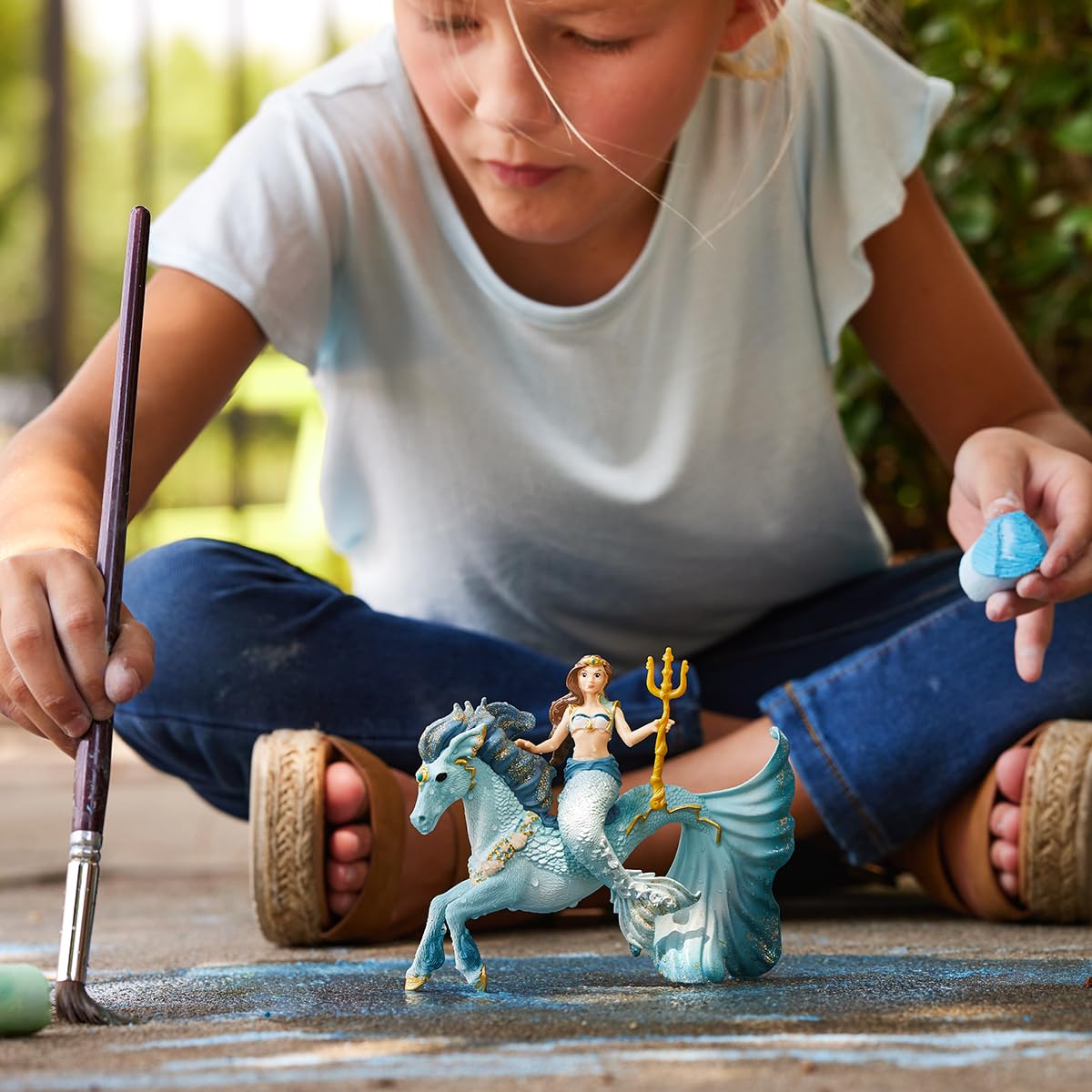 Schleich Bayala, Mermaid And Unicorn Toys For Girls And Boys, Mermaid Eyela Figure With Underwater Unicorn