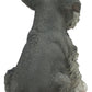 Ebros Realistic Miniature Schnauzer Puppy Statue 5.75' Tall Animal Dog Collectible Lifelike Schnauzer Figurine Decor