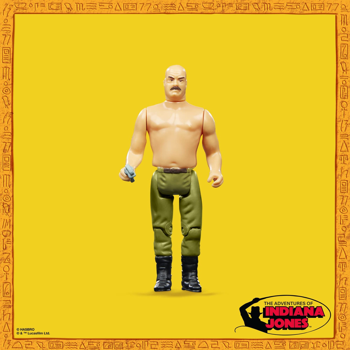 Indiana Jones And The Raiders Of The Lost Ark Retro Collection German Mechanic Action Figure, 3.75-Inch, Toys For Kids Ages 4 And Up
