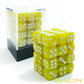 Bescon 12Mm 6 Sided Dice 36 In Brick Box, 12Mm Six Sided Die (36) Block Of Dice, Marble Yellow