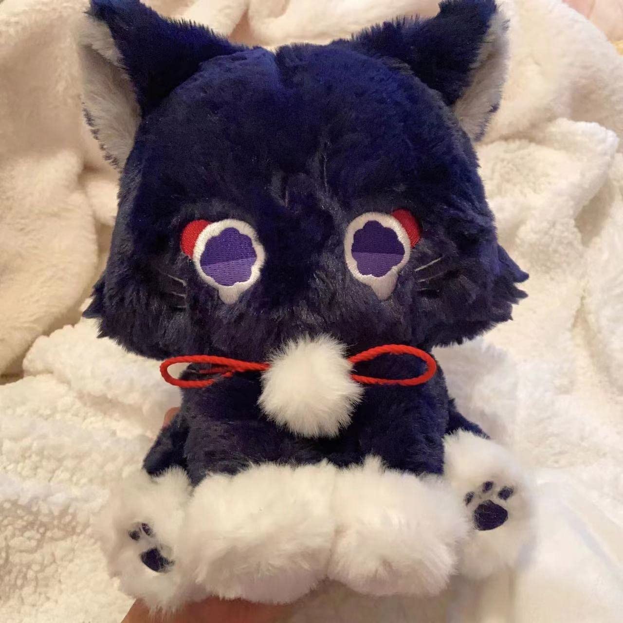 KILA MILA Anime Cat Plush - Scaramouche Wanderer Stuffed Animal, 7.87 Inch, Multi-color, Soft Plush Gift for Kids