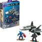 Mega Halo Odst Wombat Overwatch Vehicle Building Toy With 2 Micro Action Figures (129 Pcs) (Hmv51)
