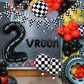 Deapeick 134Pcs Balloons Race Car Birthday Party Supplies Decorations For Boys - Racing Car Theme Party Supplies Happy Birthday