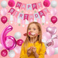 Sweet 6Th Birthday Decorations For Girls, Pink And White 6 Happy Birthday Balloons,6Th Birthday Party Supplies For Daughter Her