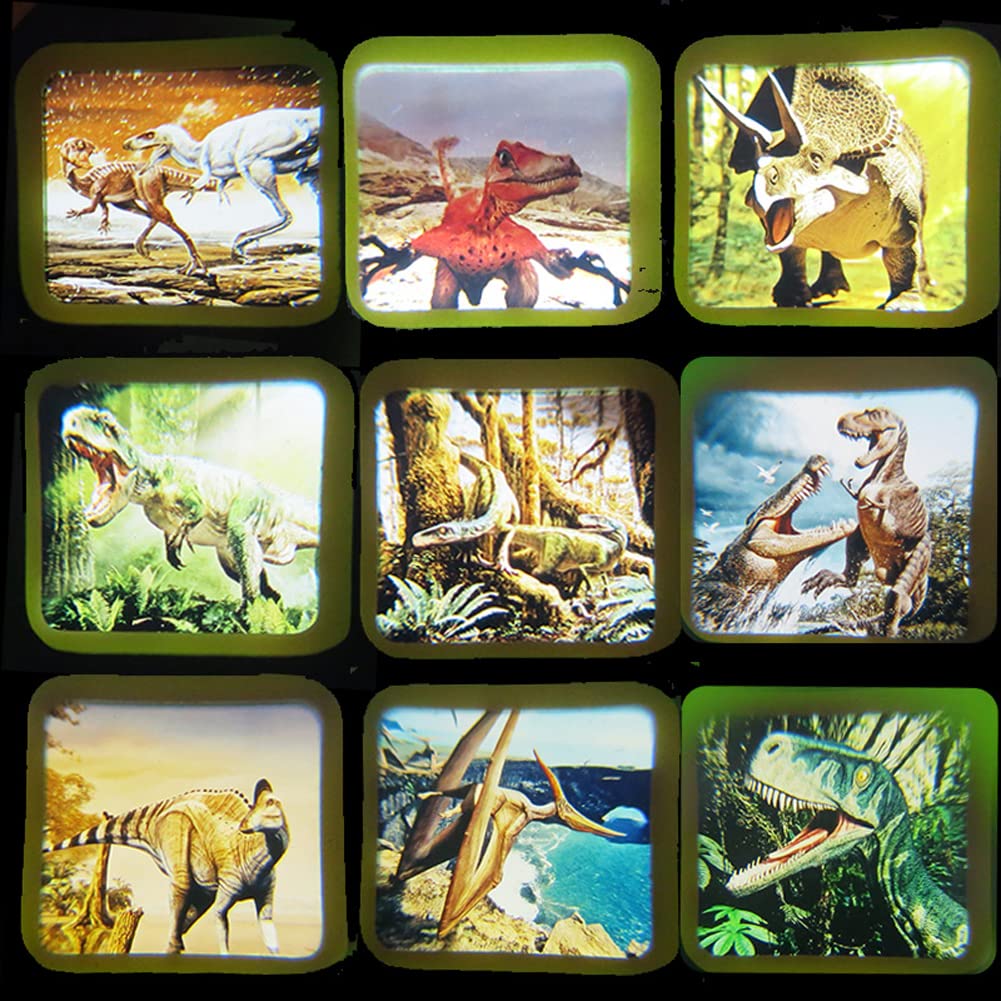 3D View Toy For Kids, Classic Discovery Animal Dinosaur Viewer Set Viewfinder With 4 Reels (Navy)