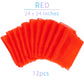 Jmkcoz 12Pcs Square Juggling Silk Dance Scarves Magic Tricks Performance Props Accessories Movement Scarves Rhythm Band Scarf 24 By 24 Inches (Red)