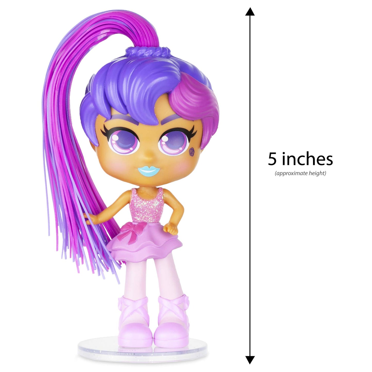 Basic Fun Curligirls Hayli, The Ballerina - Hairstyling Doll With Magicurl Hair - Style Again And Again - Ages 3+