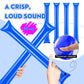 Cssopenss 50 Pcs Blue Thunder Sticks Thicken Plastic Cheersticks Inflatable Thunder Sticks Sporting Events Team Spirit Cheerstic