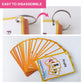 Richardy 21Pcs/Set Fruit Kids Gifts English Flash Cards Pocket Card Educational Learning Baby Toys For Children Pre-Kindergarten