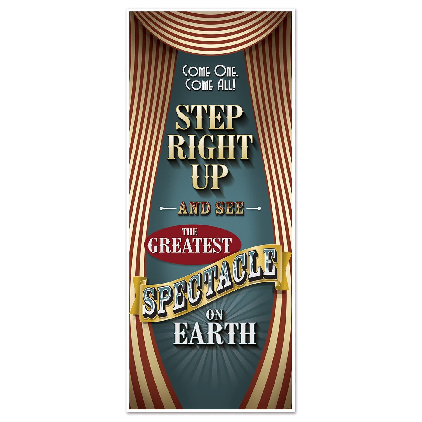 Vintage Circus Door Cover