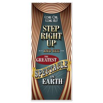 Vintage Circus Door Cover
