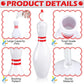 Funtery 24 Set Bowling Lovers Gifts for Men Women 25 oz Reusable Bowling Pin Plastic Water Bottles with Straws and Lids Sports F