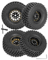 Full Brass 1.0In Beadlock Rc Truck Tires Wheels Tires Upgrades Part For 1/18 1/24 Trx4M Axial Scx24 Rc Crawler,Rc Wheels Hops Up