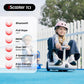 21.6V Electric Wiggle Car With Pedal And Pull Rope, 4 In 1 Swing Ride On Toy, Lithium Rechargeable Battery, 3 Speed, 100+ Lights