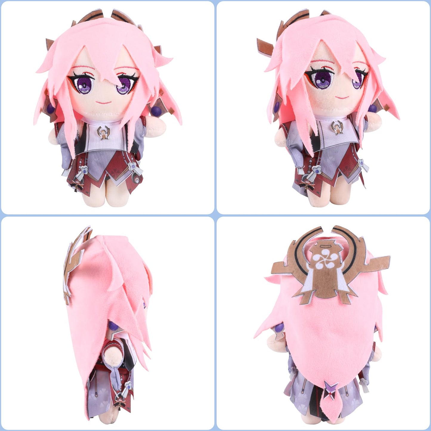 Genshin Impact Character Plush Doll, Plushie Stuffed Doll, Costume Plushy Props For Genshin Fans (Yaemiko)
