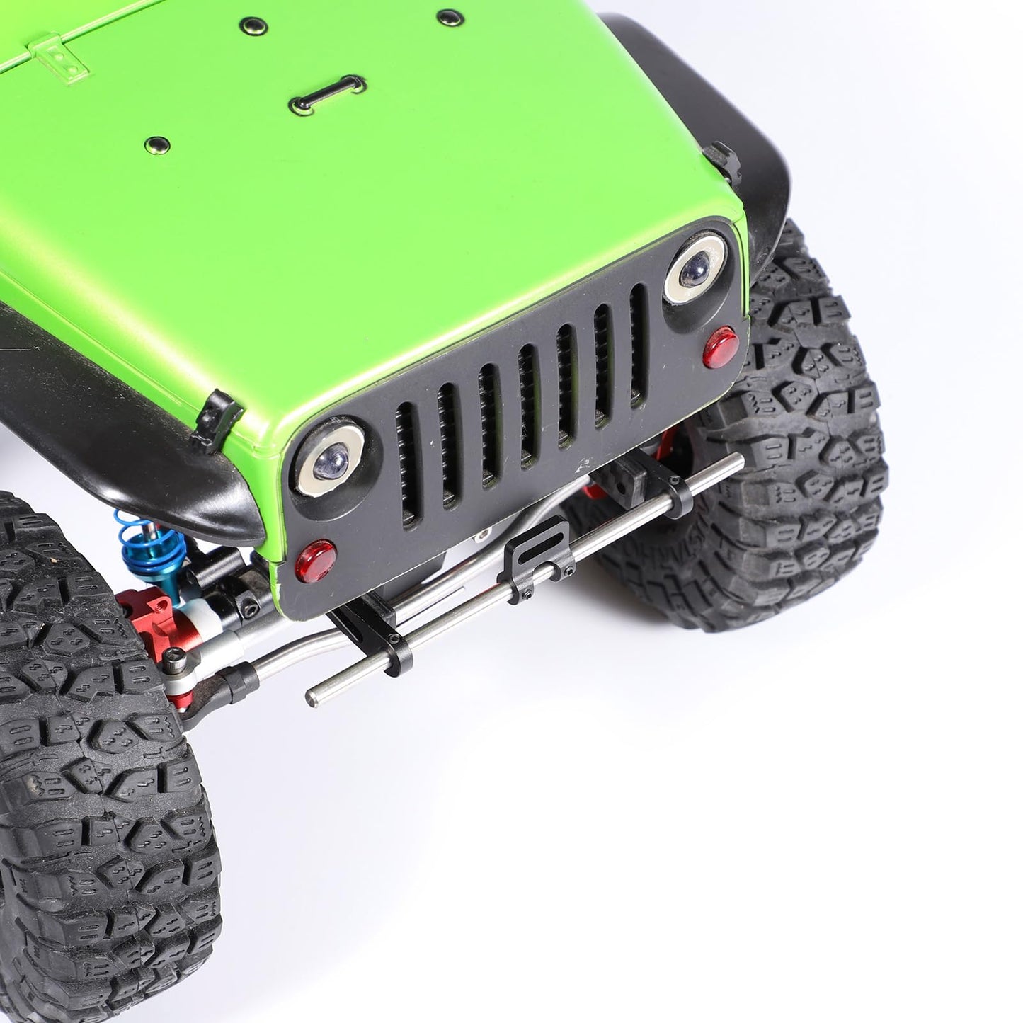 Aluminum 4.5Mm Tube Modular Bumper Front Rear Adjustable Fairlead For 1/10 Rc Crawler Lcg Rigs Builds Trx4 Trx6 Scx10 Gspeed Ele