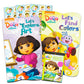 Dora The Explorer Activity Pack ~ Bundle with 2 Board Books and Stickers!
