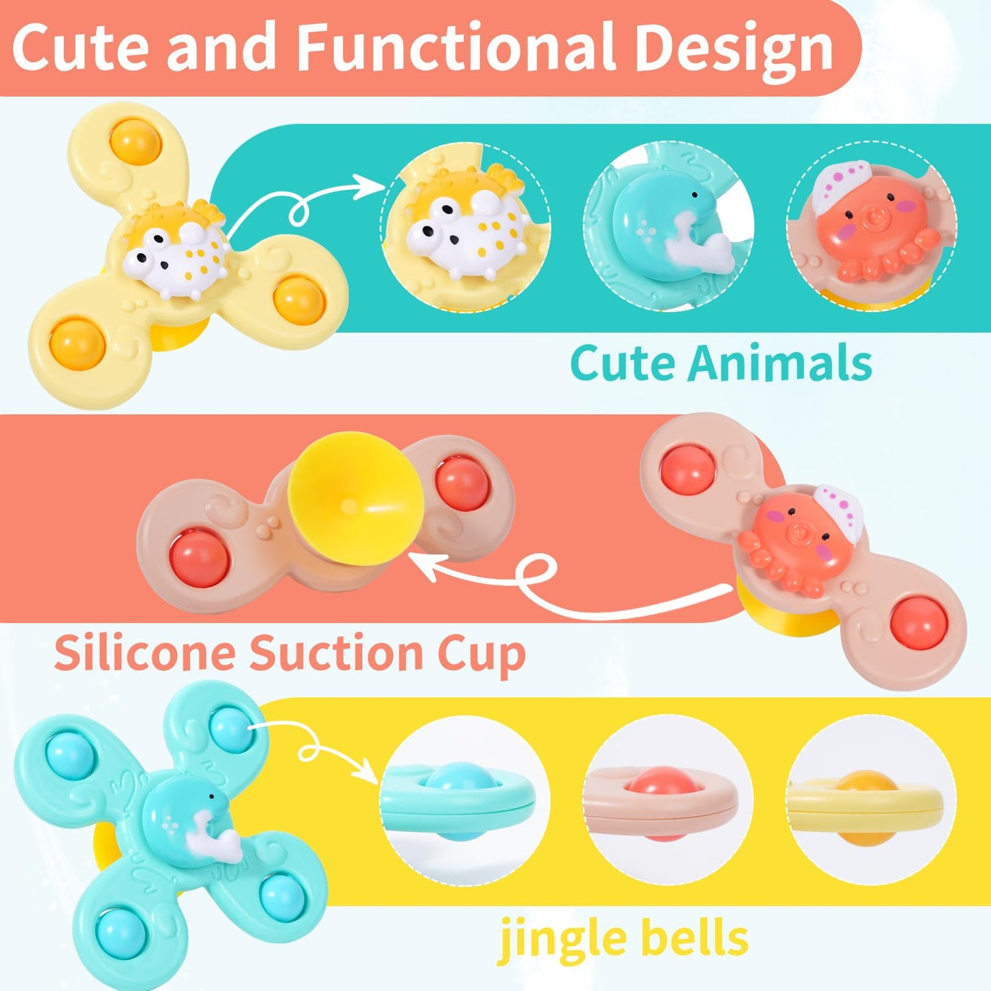 Bosizhang Bath Toys For Toddlers(37Pcs) Duck Water Slide Toy Track With 3 Rotating Suction Cups Toys,Bathtub Toy For Toddlers 4-