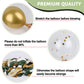 Lovestown 60Pcs Sage Green Balloons, 12 Inches Green Gold Confetti Latex Balloons With Ribbon For Birthday Wedding Engagement Graduation Party Family Reunion Decorations