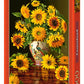 CASTORLAND 1000 Piece Jigsaw Puzzle  Sunflowers in a Peacock Vase  Christopher Pierce  Flower and Plants Puzzle  Painting Puzzle  mature-themed Puzzle  Castorland C-103843-2