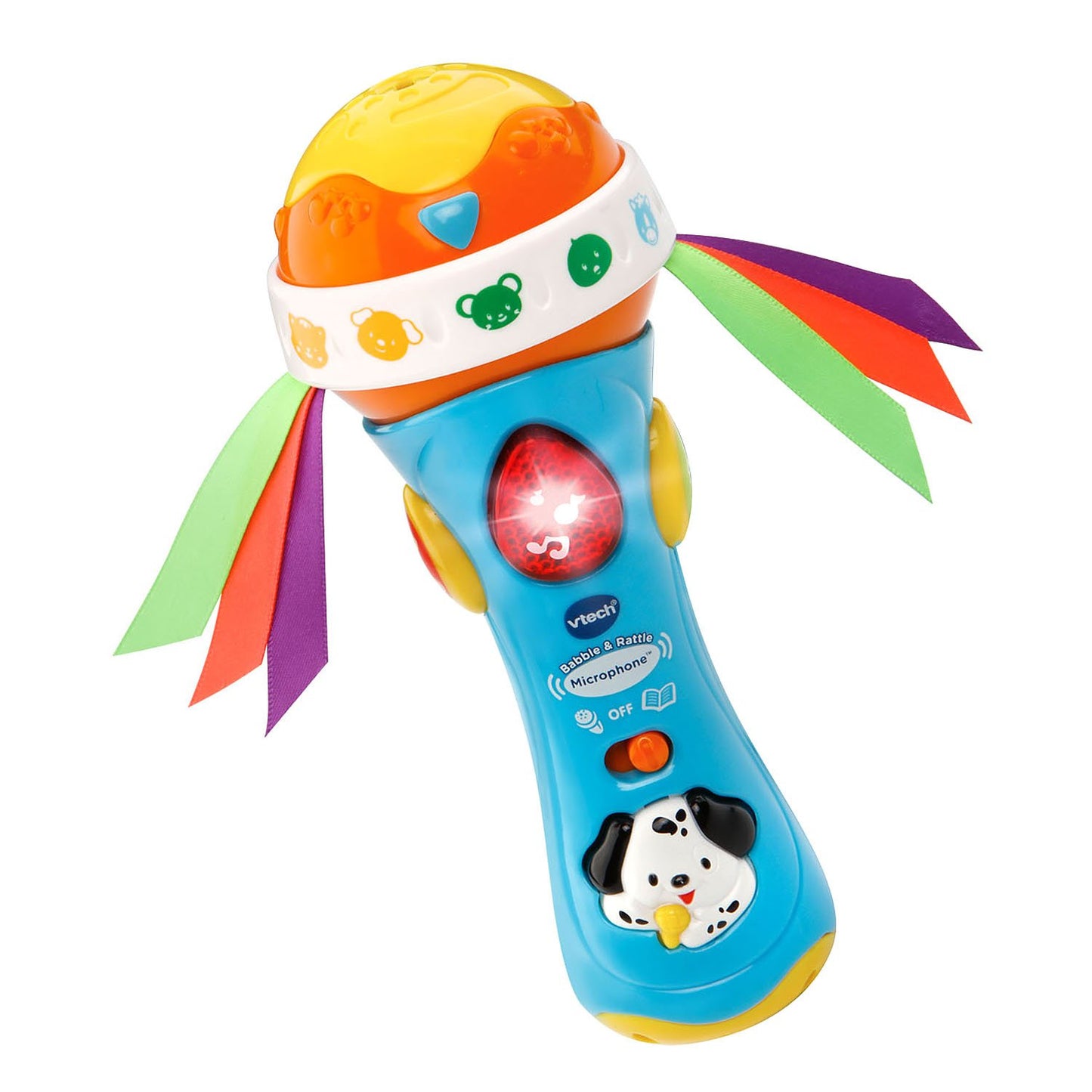 Vtech Baby Babble And Rattle Microphone, Blue