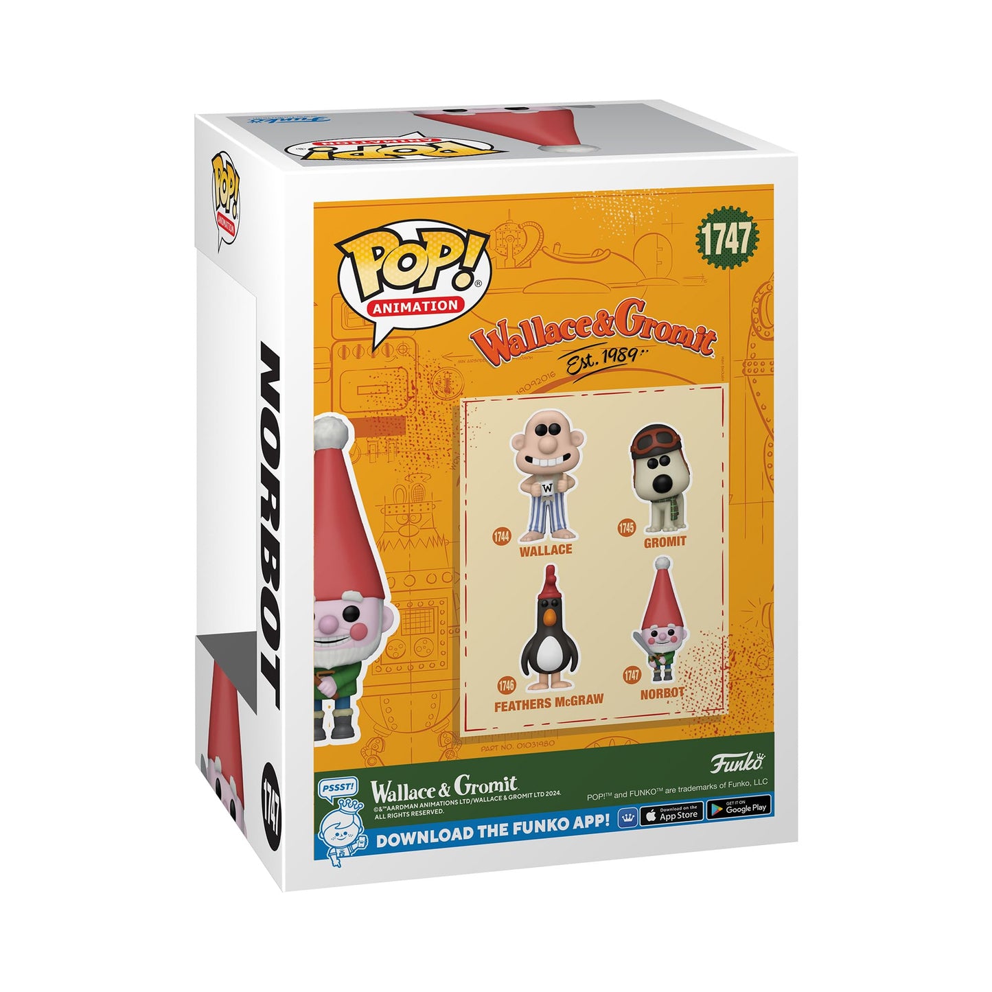 Funko POP Movies: Wallace & Gromit - Norbot - Wallace and Gromit - Collectable Vinyl Figure - Gift Idea - Official Merchandise -
