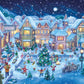 Vermont Christmas Company 1000 Piece Holiday Village Square Jigsaw Puzzle - Copper Material, Model VC132