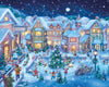 Vermont Christmas Company 1000 Piece Holiday Village Square Jigsaw Puzzle - Copper Material, Model VC132