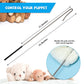Skylety 4 Pieces Puppet Rods 15.4 Inch Metal Puppet Hand Stick Accessories Stainless Steel Arm Control Rod Rubber Sleeve for Arm
