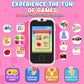 Kids Smart Toy Phone Girls Toy, Eltrynic Toddler Touchscreen Game Phone For 3 4 5 6 7 Year Old Girl, Christmas Birthday Gifts Fo