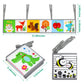 Okooko Black And White High Contrast Soft Baby Books 2Pcs Washable Tummy Time Toy Crib Stroller Toy Montessori Sensory Toy Early