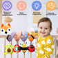Car Seat Toys Newborn Toys, Stroller Toys Baby Toys 0-3 Months Infant Toys, Baby Toys For Carseat Stroller Crib With Music Rattles Teether, Baby Toys For 0 3 6 9 12 Boys Girls Enfants (Orange)