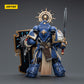 JOYTOY Warhammer 40k Ultramarines  Ultramarines Primaris Captain with Relic Shield and Power decorative replica blade 1/18 Action Figure Model  Dedicated to You who Love Collecting