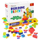 FlatGoat Building Blocks 208 Piece Set Compatible with All Major Brands, Classic Big Bricks for Kids Toddlers, STEM Large Buildi
