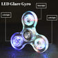 Scione Led Fidget Spinner, 1 Clear Rainbow Spinner, Light Up Toy For Kids, Adhd Anxiety Reducer, Glow In The Dark, Return Gift,