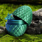 3D Printed Dragon Eggs with Dragon Inside - Fun Fidget Figurine Toys  Easter Basket Stuffers Surprise Mystery Crystal Printing Dragon Egg mature-themed Home Office Desk Decor Toy Gifts (Laser Blue&Green)