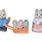 Calico Critters Husky Family - Set Of 5 Collectible Doll Figures For Ages 3+