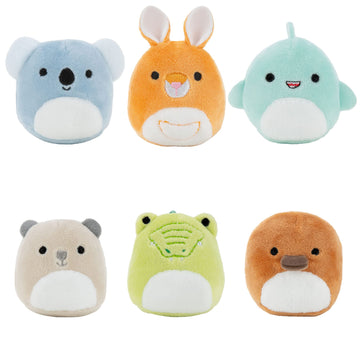 Squishville By Original Squishmallows Fairy Forest Squad Plush - 2-Inch Malcolm, Serene, Yasmin, Lonnie, Greta, & Miranda Plush - Toys For Kids